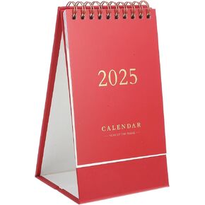 NUOBESTY Desk Calendar, 2024-2025 Desktop Calendar 18 Months Standing Flip Calendar Small Calendar Planner Office Calendar for Office Home (Jul 2024-Dec 2025)