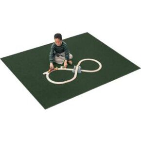Carpets for Kids 2100.306 Mt St Helens Solids Collection Carpet in Emerald 6ft x 9ft Rectangle Green