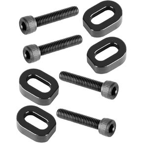RC 7075 Aluminum Motor Mount Washers Shims Upgrades Part for 1/5 Scale TRX X-MAXX 6S 8S XRT 8S RC Car.Shims with Screws Hops Up,Navy Blue