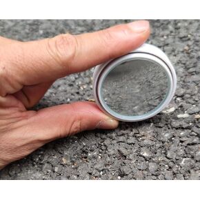 2PCS Ultra small Blind Spot Mirror,1.57" Smaller Round HD Glass Convex Rear View Mirror,Strong Adhesive Mirror for Car, Van, SUV and Trucks (1-9/16"(40mm), White frame)