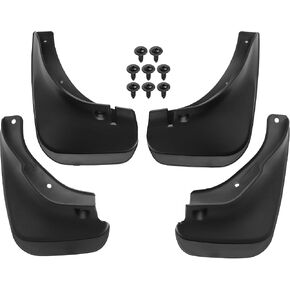 ACROPIX Front and Rear Mud Flaps Splash Guards Fit for Toyota Corolla Sedan 1993-1997 - Pack of 4 Black