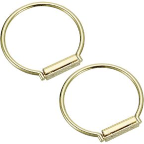uxcell Semicircle Handbag Handle Frame, 2Pcs 4.09" Metal Purse Handles Clutch Bag Handles Replacement for Purse Making DIY, Gold