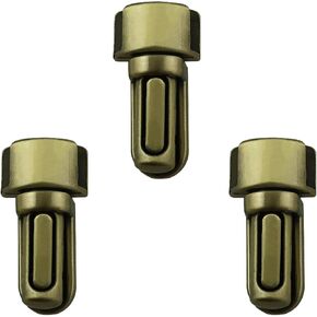 XGNG 4PCS Bronze Practical Tuck Lock Duck Tongue Lock Tuck Lock Clasp Purse Thumb Lock Bag Hardware Stick-Shaped Mortise Lock Duck Tongue Lock for Box Leather Hangbag Case Clasp Purse Backpack