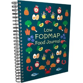 Low FODMAP Food Journal - For IBS, Crohn’s, Colitis, SIBO & Other GI Issues | A5 Spiral Bound