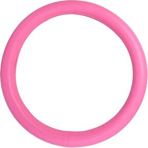 GG Grand General 54068 18 inches Deluxe Steering Wheel Cover Full Pink with Pink Stitching