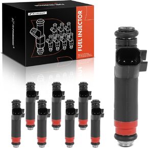 A-Premium Fuel Injectors Set of 8 Compatible with Ford Explorer 2002-2003 & Mercury Mountaineer 2002-2003, 4.6L, Replace# 1L2Z9F593DA, 1L2Z9F593EA