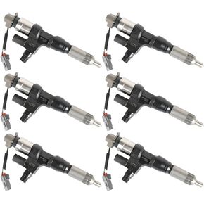 295050-0230 23670-E0400 295050-0231 Common Rail Fuel Injector 6-Pack for Hino J08E Engine Truck 500 Series