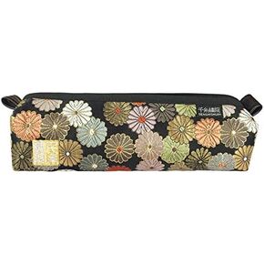 Brocade zipper pen case/pouch, lined with Nishijin brocade. (Shugikuranman)