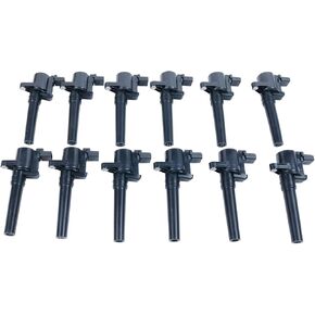 Ignition Coil 12Pcs 4G43-12A366-AA 8G43-12A366-AA Compatible with Aston Martin Rapide Vanquish DBS DB9 Zagato Virage 2005-2018