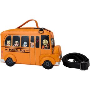 Loungefly Trick R Treat School Bus Mobile Figural Crossbody Bag