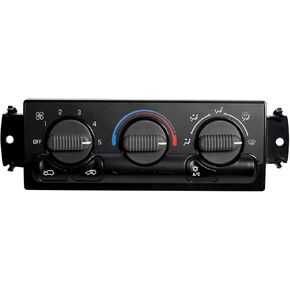 Heater A/C Climate Control Replacement for Chevy Silverado Suburban GMC Tahoe Yukon XL 1500 2500 3500 1999-2002 15054697 19244873 (No Defrost)