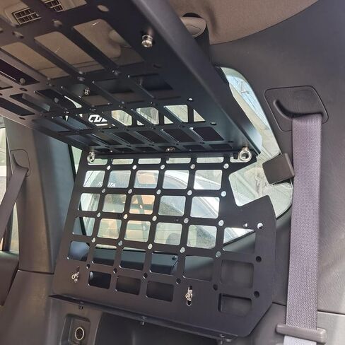 2003-2009 for Lexus GX 470 GX470 Molle Panel Storage Panel System Trunk Organizers Storage Bracket Luggage Holder Shelf Car Accessories Kit (Side Window + Middle Storage Shelf) in Saudi Arabia