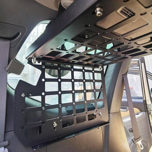 2003-2009 for Lexus GX 470 GX470 Molle Panel Storage Panel System Trunk Organizers Storage Bracket Luggage Holder Shelf Car Accessories Kit (Side Window + Middle Storage Shelf) in Saudi Arabia