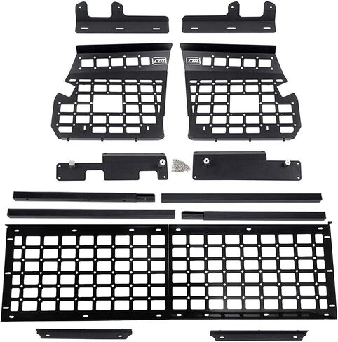 2003-2009 for Lexus GX 470 GX470 Molle Panel Storage Panel System Trunk Organizers Storage Bracket Luggage Holder Shelf Car Accessories Kit (Side Window + Middle Storage Shelf) in Saudi Arabia