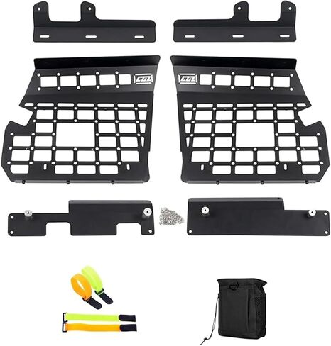 2003-2009 for Lexus GX 470 GX470 Molle Panel Storage Panel System Trunk Organizers Storage Bracket Luggage Holder Shelf Car Accessories Kit (Side Window + Middle Storage Shelf) in Saudi Arabia