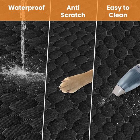 غطاء المقعد الخلفي للكلاب في السيارة، موسع المقعد الخلفي للكلاب، سيارات الدفع الرباعي والشاحنات، أرجوحة مقاومة للماء لحماية كاملة للكلاب، غطاء مقعد السيارة السفلي الصلب للكلاب مع واقي الباب in Kuwait