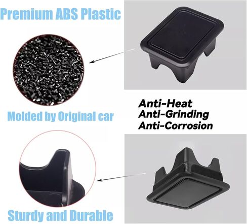 غطاء جيب للسكك الحديدية الخلفية للشاحنة، أغطية للسكك الحديدية الخلفية لـ 2019-2024 دودج رام 1500/2500، ملحقات غطاء تونيو (مجموعة من 2) - تناسب فقط جيوب الأوتاد الخلفية in Kuwait