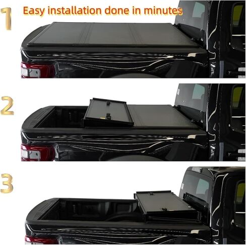 غطاء تونيو لسرير الشاحنة الصلب ثلاثي الطي متوافق مع 2015-2024 Chevy Colorado/GMC Canyon مع سرير 6.2FT.NH083. in Kuwait