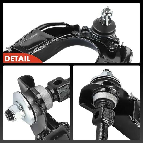 A-Premium 2 x Front Upper Control Arm with Ball Joint & Bushing, Compatible with Toyota Pickup 1989-1995, T100 1993-1998, RWD Only in Saudi Arabia