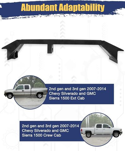 Mountainpeak خزان الوقود الأمامي Crossmember مناسب لـ 2007-2014 Chevy Silverado وGMC Sierra 1500 Ext وCrew Cab، خزان الوقود الأمامي Crossmember مناسب لملحقات Silverado in Kuwait