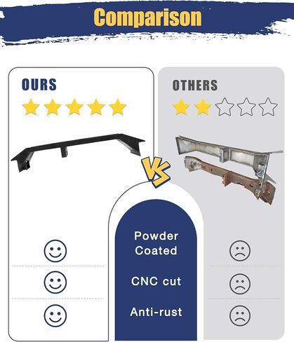 Mountainpeak خزان الوقود الأمامي Crossmember مناسب لـ 2007-2014 Chevy Silverado وGMC Sierra 1500 Ext وCrew Cab، خزان الوقود الأمامي Crossmember مناسب لملحقات Silverado in Kuwait