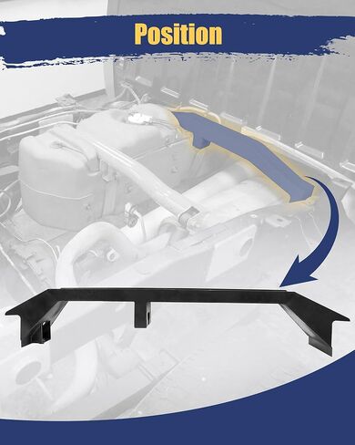 Mountainpeak خزان الوقود الأمامي Crossmember مناسب لـ 2007-2014 Chevy Silverado وGMC Sierra 1500 Ext وCrew Cab، خزان الوقود الأمامي Crossmember مناسب لملحقات Silverado in Kuwait