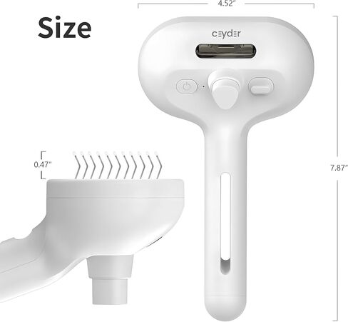 Cat Steamy Brush, Grooming Tool for Cats and Dogs with Steam Function, Massage, and Shedding Hair Removal - Ideal for Pets, Featuring Weighted Blanket Technology, Hair Brush, 3 in 1 in Saudi Arabia