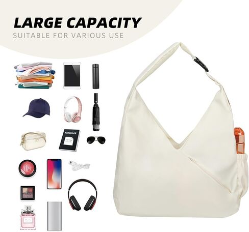 Large Yoga Gym Bag for Women Sport Duffel Bag with Hide Yoga Mat Holder and Shoe Compartment Travel Tote Bag with Wet Pocket in Saudi Arabia