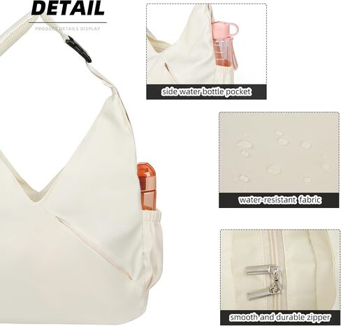 Large Yoga Gym Bag for Women Sport Duffel Bag with Hide Yoga Mat Holder and Shoe Compartment Travel Tote Bag with Wet Pocket in Saudi Arabia