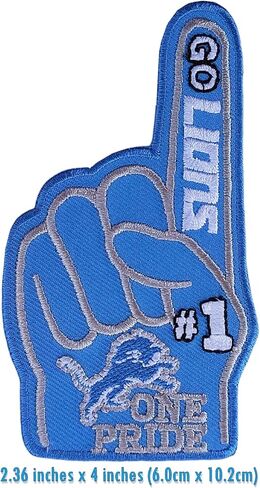 قطعتان من رقع التطريز رقم 1 Finger Go Lions يمكن كيها وخياطتها للملابس الحرفية in Kuwait