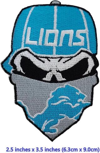 قطعتان من رقع التطريز رقم 1 Finger Go Lions يمكن كيها وخياطتها للملابس الحرفية in Kuwait