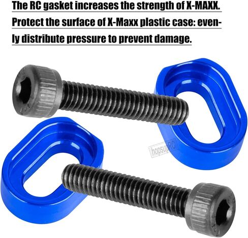 RC 7075 Aluminum Motor Mount Washers Shims Upgrades Part for 1/5 Scale TRX X-MAXX 6S 8S XRT 8S RC Car.Shims with Screws Hops Up,Navy Blue in Saudi Arabia