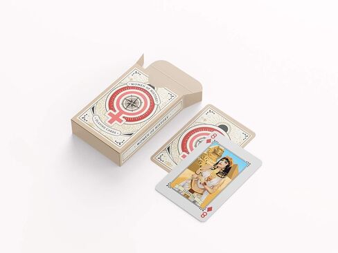 ASVP Shop أوراق اللعب للسيدات من التاريخ، مجموعة هدايا التمكين الأنثوي، ألعاب البوكر للسيدات in Kuwait