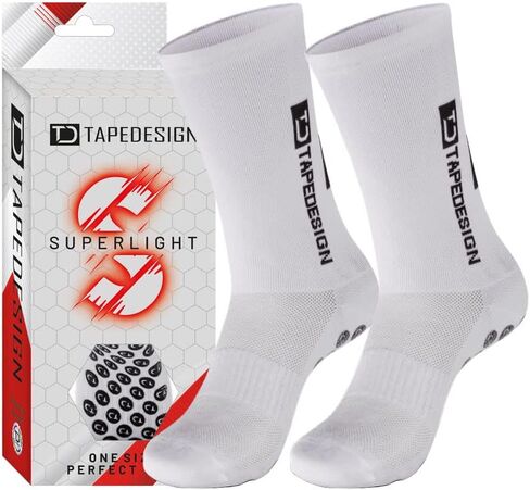 "Superlight 1 Pair Non-Slip Soccer Socks (Size 5-14) for Men, Women & Kids in Saudi Arabia