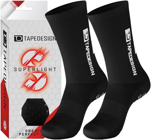 "Superlight 1 Pair Non-Slip Soccer Socks (Size 5-14) for Men, Women & Kids in Saudi Arabia