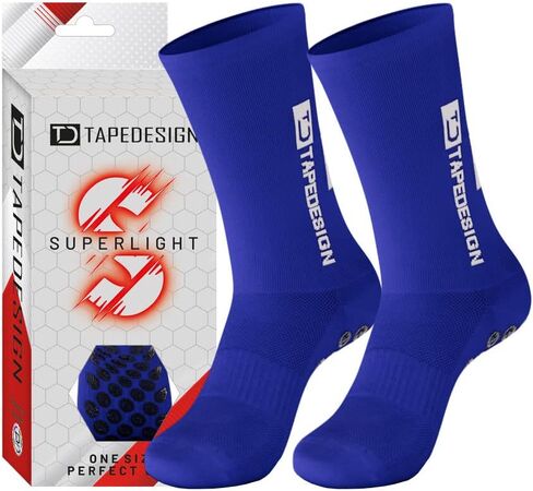 "Superlight 1 Pair Non-Slip Soccer Socks (Size 5-14) for Men, Women & Kids in Saudi Arabia