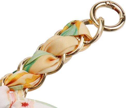 Purse Strap Extender 6.5 Inch Women Bag Chain Strap Ribbon Bow Handbag Decoration, Pink in Saudi Arabia