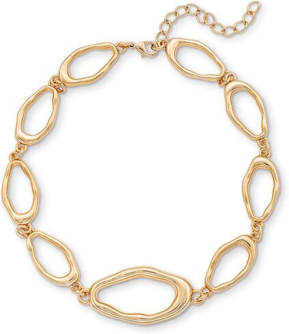 عقد سلسلة Rocksbox Joni من الذهب - قلادة سلسلة مكتنزة للنساء - طلاء ذهب عيار 14 قيراط - مجوهرات عالية الجودة - 17 بوصة مع موسع in Kuwait