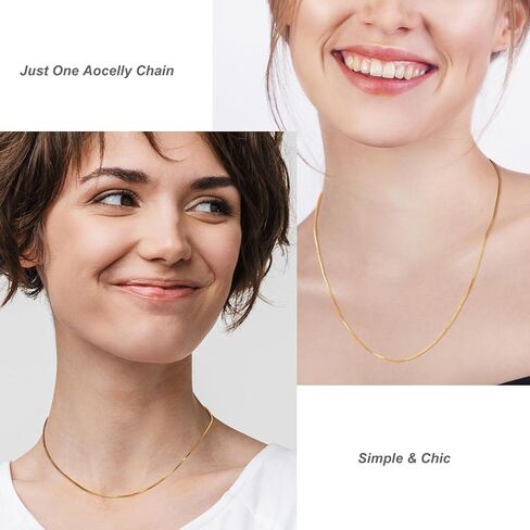 Sterling Silver 1mm Box Chain Necklace,Sturdy Lobster Claw Clasp,Classic and Premium Thin Italian Box Chain Necklace 14-24 Inches in Saudi Arabia