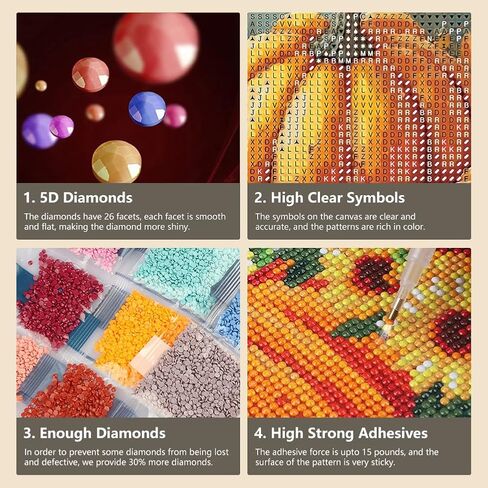 FHBUBPUP Fall Diamond Painting Kits for Adults, Pumpkin Halloween Diamond Art Kits, 5D DIY Full Drill Round Gem Art, Paint with Diamond Beads Craft Home Wall Decor 12x12 inch in Saudi Arabia