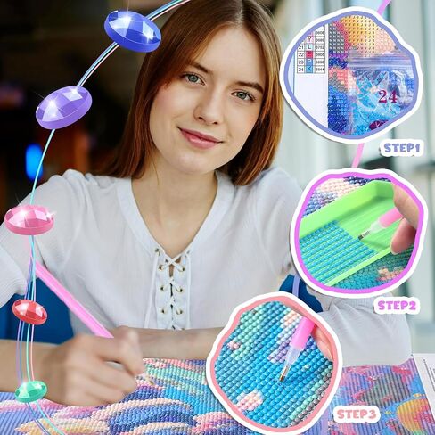 QAZWSX American Flag Hockey Diamond Painting Kits for Adults, DIY 5D Ball Sports Diamond Art Full Drill for Adult, for Beginner Home Wall Decor Gift 12x16 Inch in Saudi Arabia