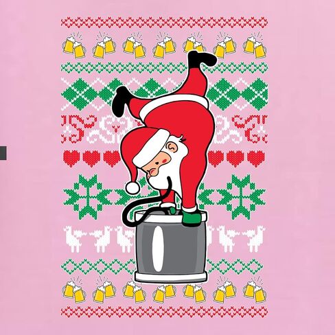 Wild Bobby Santa Keg Stand Beer Drinking Drunk Ugly Christmas Sweater Unisex Crewneck Sweatshirt in Saudi Arabia