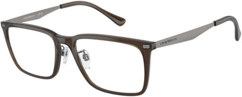 Emporio Armani Men's Ea3169f Low Bridge Fit Rectangular Prescription Eyewear Frames in Saudi Arabia