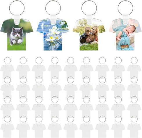 40Pcs Sublimation Keychain Blanks MDF Double Sided Sublimation Blanks Keychain,Heat Transfer Football Sublimation Keychains Blanks Bulk for Ornament Making DIY Craft in Saudi Arabia