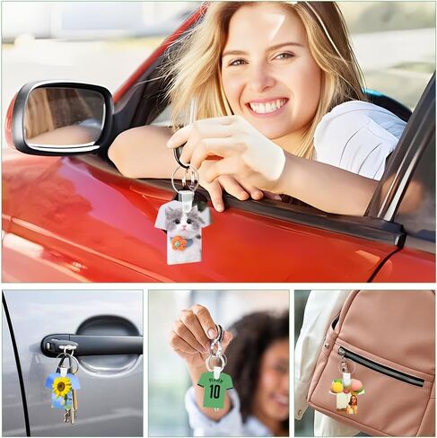 40Pcs Sublimation Keychain Blanks MDF Double Sided Sublimation Blanks Keychain,Heat Transfer Football Sublimation Keychains Blanks Bulk for Ornament Making DIY Craft in Saudi Arabia
