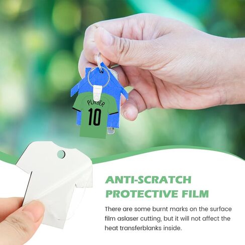 40Pcs Sublimation Keychain Blanks MDF Double Sided Sublimation Blanks Keychain,Heat Transfer Football Sublimation Keychains Blanks Bulk for Ornament Making DIY Craft in Saudi Arabia