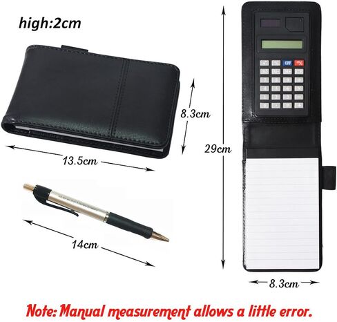 Lemical A7 Size Refill Paper Lined Paper Wide Ruled Writing Note Pads for Memo Pad with Calculator A7 Pocket Notepad Holder Set 4 pack 40 Sheets per Notepad Paper in Saudi Arabia