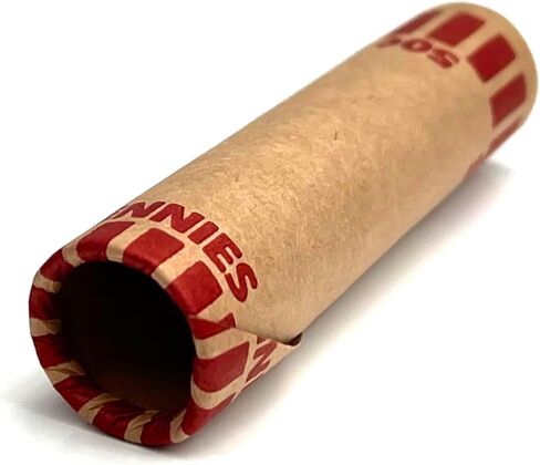 Huron Crimped Quarter Coin Wrapper, $10 Roll Orange (1000 pcs) in Saudi Arabia