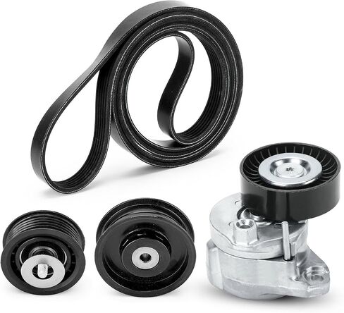 2722000270 Engine Belt Tensioner & Idler Pulley Serpentine Belt kit For Mercedes-Benz C300 C350 E350 E550 S550 ML350 ML550 SLK350 CLK350 R350 Replaces# 2722000270, 2722021019, 2722021419, 6pk2404 in Saudi Arabia