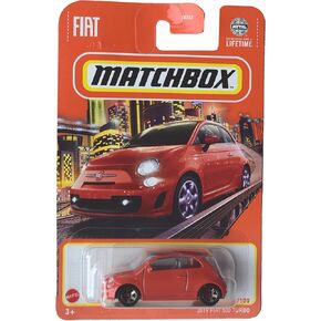 Matchbox 2019 Fiat 500 Turbo, Orange 4/100, HVL70